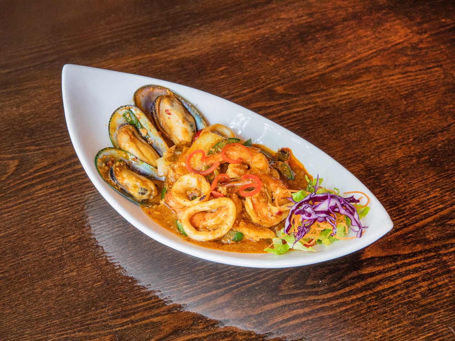 Seafood Curry Stir-Fry